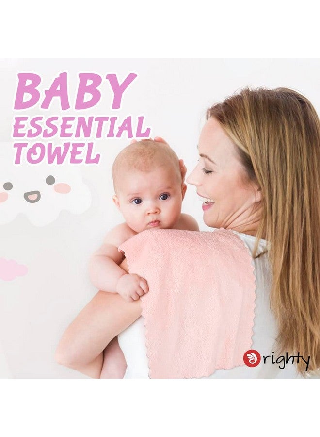 Orighty Burp Cloths, Super Soft & Highly Absorbent Coral Fleece, 20 x 10 Inch Gentle & Large Burp Rugs for Baby Sensitive Skin - Burping Cloths for Newborn Essential, 8 Pack - Image 4