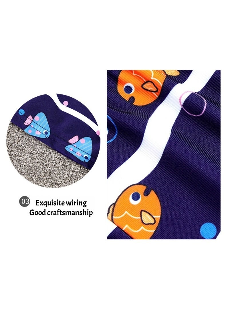 بينكساما ملابس السباحة 3 قطعة للأطفال,ملابس السباحة ذات الأكمام الطويل مع قبعات حماية الشمس للأولاد,ملابس السباحة التنفسية التي تنفس الرطوبة,ملابس السباحة للتجفيف السريع للتزلج على الشاطئ الغوص السباحة - Image 4