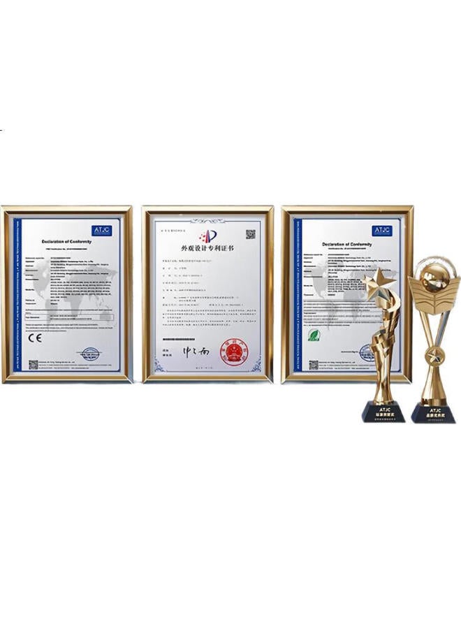 VENIDER Portable Usb Neck Hanging Fan With 0 Degree Ice Cooling, Mini Bladeless Air Conditioner For Neck, Outdoor, Student Dormitory, Office, Small Desk Fan - Image 3