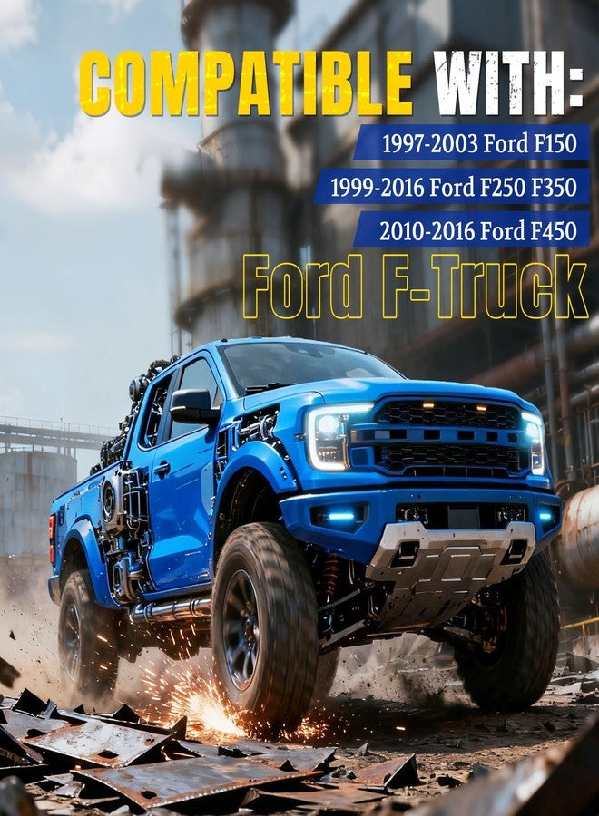 ARANA مساعد باب الصندوق الخلفي من ARANA لسيارات فورد F150 وF250 وF350 وF450 موديلات 1997-2016، ملحقات مخمد تباطؤ باب الصندوق الخلفي تناسب سيارات فورد F-150 موديلات 1997-2003، وF-250 وF-350 موديلات 1999-2016، وF-450 موديلات 2010-2016 (جميع الأدوات متوفرة). - Image 2