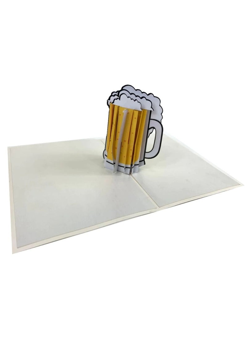 Abra Cards - Beer Glass Pop Up Card - Best Fathers Day Gift - Image 1