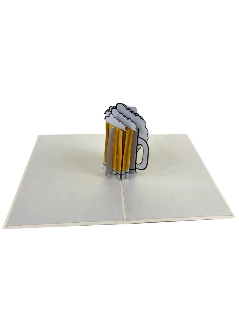 Abra Cards - Beer Glass Pop Up Card - Best Fathers Day Gift - Image 1