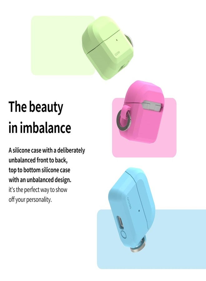 araree Brio Soft and Flexible Shockproof Premium Silicone Case for Samsung Galaxy Buds 3 / Buds 3 Pro with Carabiner,Full Protection,Wireless Charging, Headphone Accessories - (Pink) - Image 5