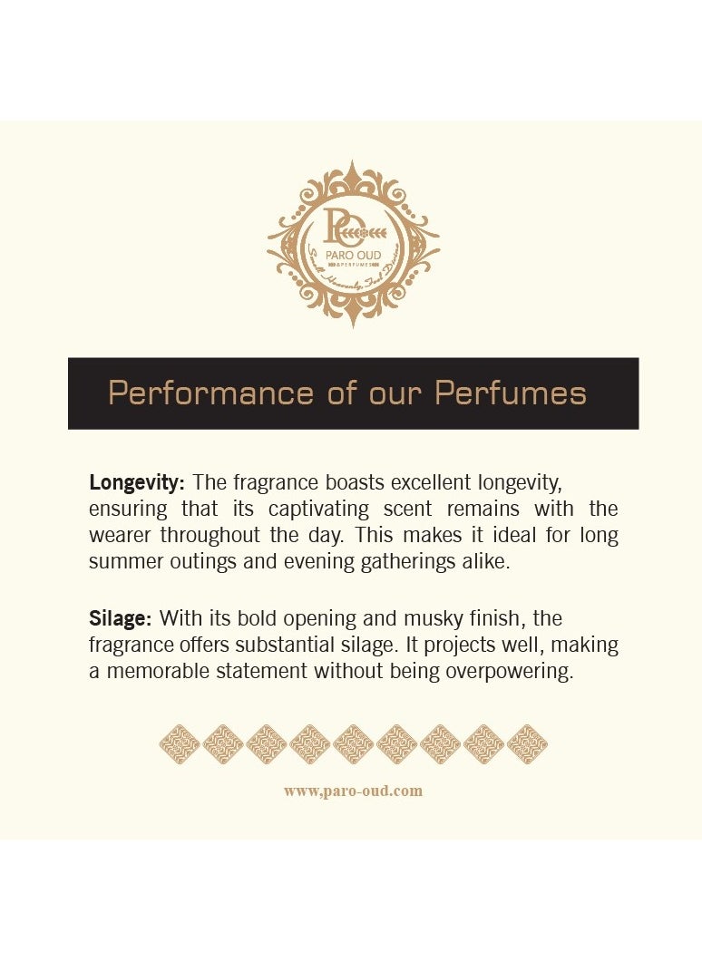 PARO OUD - PARO LUXURY I PO I TP I RVP I INSPIRED BY BACCARAT ROUGE 540 I ORIENTAL PERUFUMES I Oriental Floral fragrance for women and men I woody I amber I - Image 1