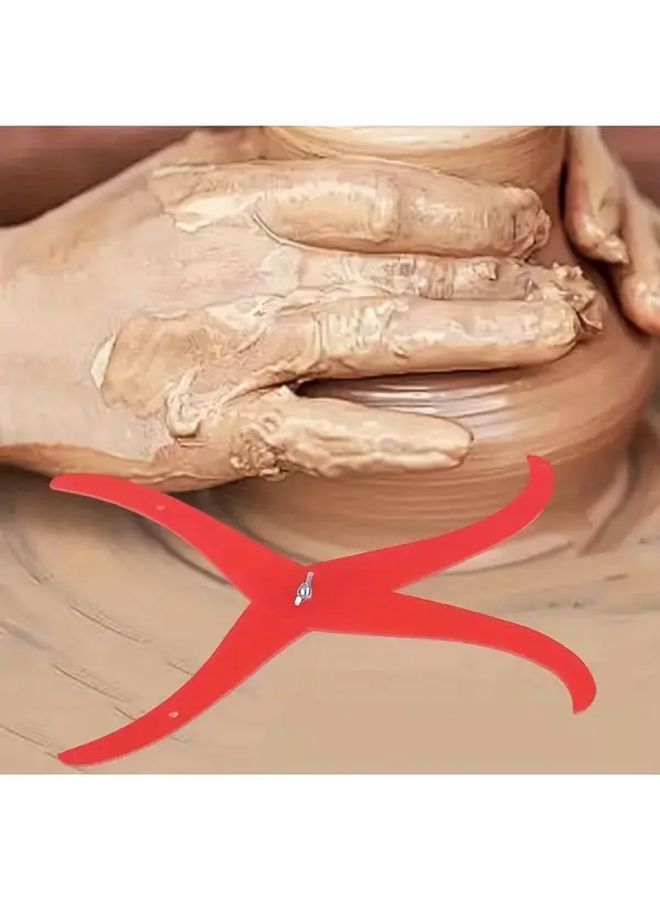 12 Inch Dual Head Ceramic Sculpting Caliper 1pc Adjustable Plastic Measuring Tool - Image 4