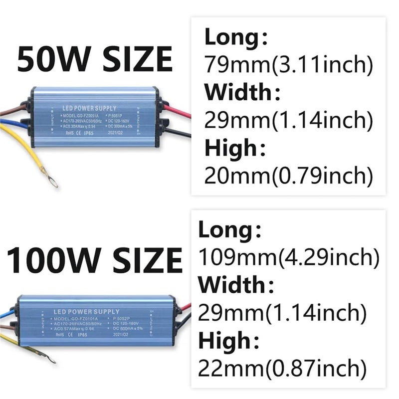 150W 900mA LED Driver Power Supply Constant Current Voltage Control 180V 240V Input - Image 5
