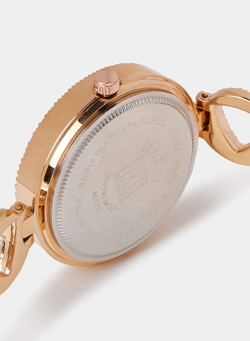 Maxel ساعة يد فيوجن أنالوج نسائية MX218 - 28 مم - Image 4