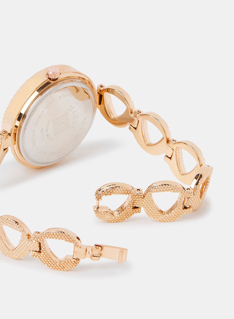 Maxel ساعة يد فيوجن أنالوج نسائية MX218 - 28 مم - Image 3