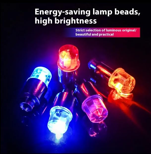 KANZIKA LED Tyre Valve Cap Lights, Multi-Colour Wheel Rim Lights for Cars, 1-Pack (Contains 2 pcs) (Multi) - Image 5