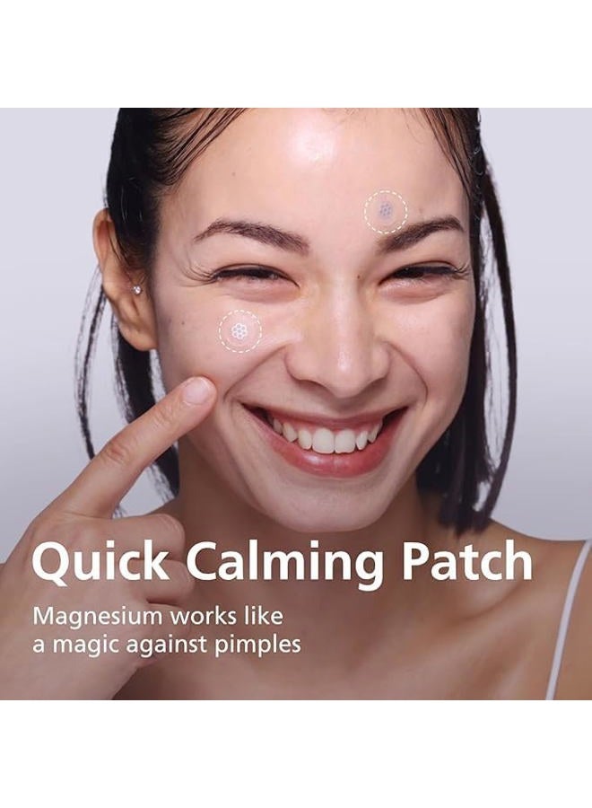 Dweasyderm Quick Calming Magnesium Patches(20 Patches) With Cica Ampoule - Intensive Care, Pimple Patches, Hydrocolloid Band, Zits Spot Care Overnight Home 2-8 Hours, New Boxs Types - Image 2