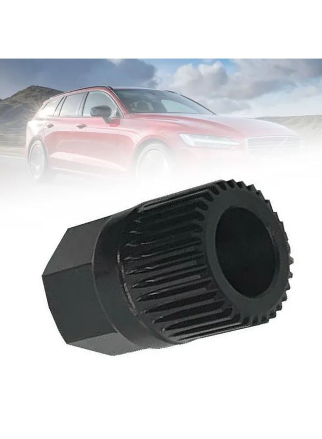 Black Alternator Clutch Pulley Removal Tool 33 Spline for Audi Ford Volkswagen - Image 1
