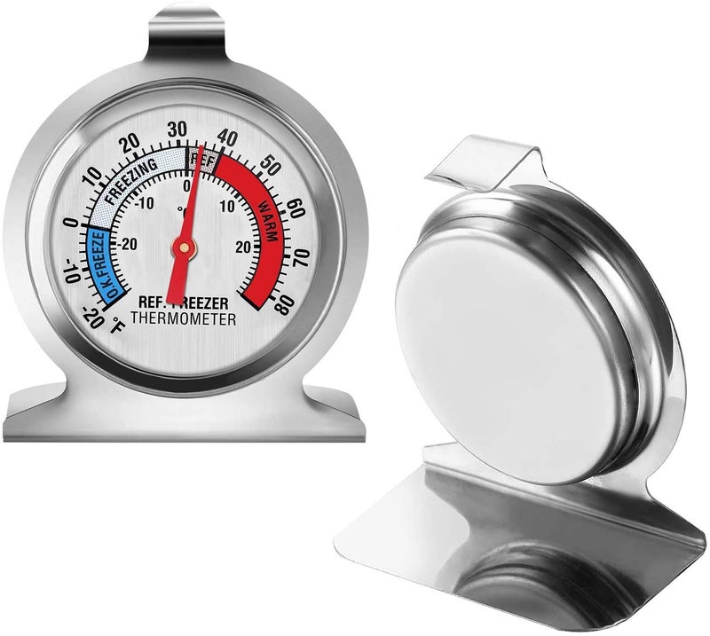 Linkhood Refrigerator Thermometer, Large Dial Freezer Thermometer,Classic Series Temperature Thermometer for Refrigerator Freezer Fridge Cooler (5Pack) - Image 5