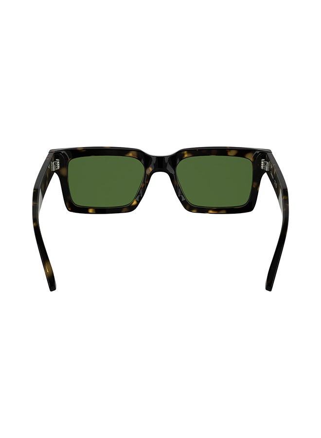 CALVIN KLEIN نظارات شمسية كاملة الإطار من أسيتات كالفن كلاين CK25503S 5120 (235) داكن هافانا - Image 3