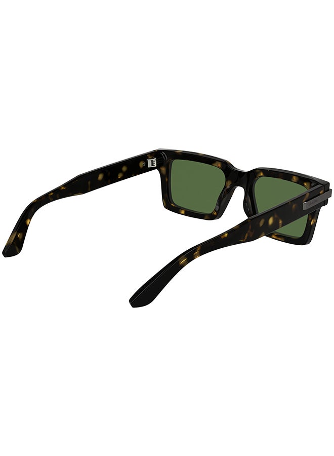 CALVIN KLEIN نظارات شمسية كاملة الإطار من أسيتات كالفن كلاين CK25503S 5120 (235) داكن هافانا - Image 4