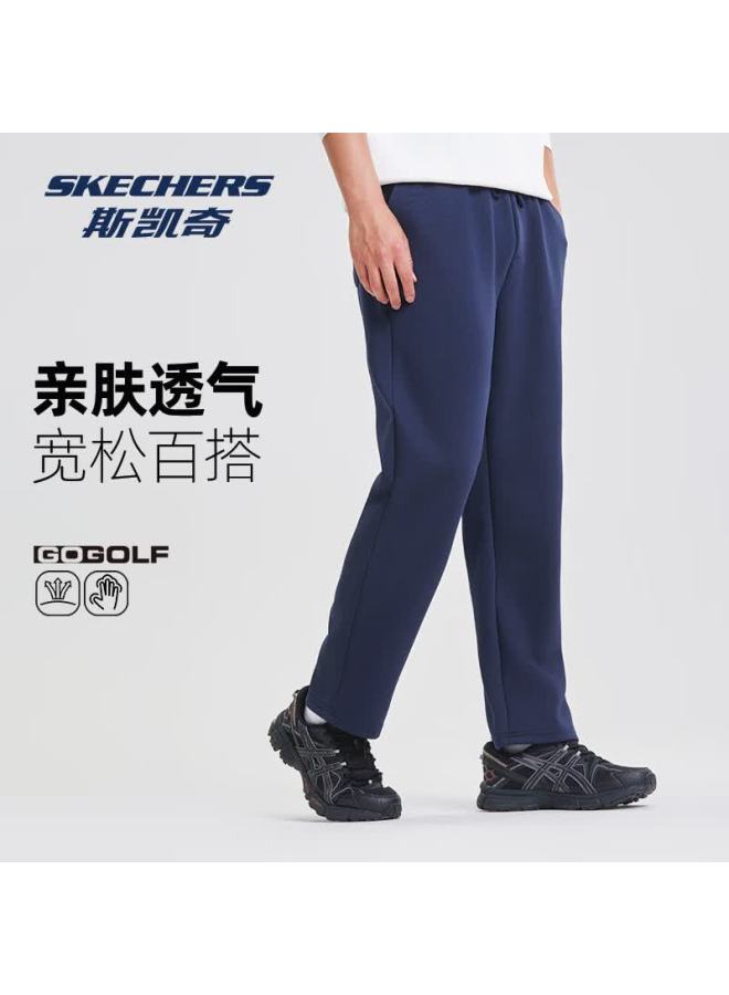 Skechers Men's Casual Pants Long Trousers Spring New Straight Loose Versatile Sweatpants Outdoor Breathable Sports Pants