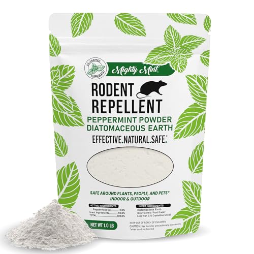 Mighty Mint مايتي منت ردنت ريبيلينت بيست كنترول، ديأتوميشياس إيرث بيبرمينت بيست باودر، 1 lb - Image 1