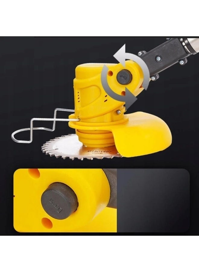 Denx Cordless electric lawnmower, 650W power, rechargeable, 30-50 minute runtime, lightweight garden tool - Image 3