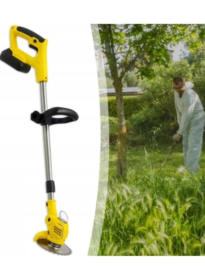 Denx Cordless electric lawnmower, 650W power, rechargeable, 30-50 minute runtime, lightweight garden tool - Image 2