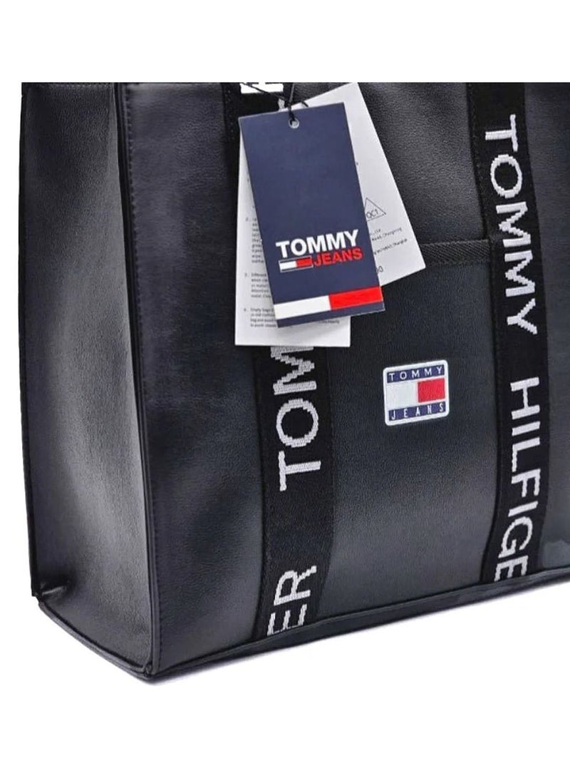 Tommy Icons Tommy Hilfiger Black Women Handbag - Image 5