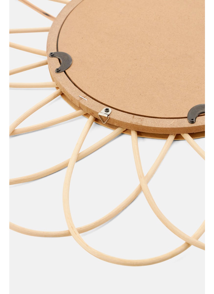 CMP Rattan Mirror , Tan  - Image 3