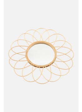 CMP Rattan Mirror , Tan  - Image 1