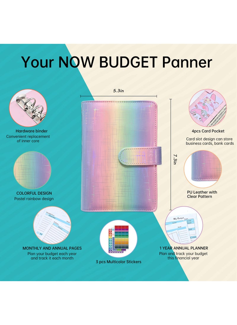 Y&D A6 Loose Leaf Notebook Set Pu Leather Loose Leaf Notebook Cash Budget Ledger Plan Notebook Plan Monthly Plan Manual Ledger Budget Binder  - Image 5