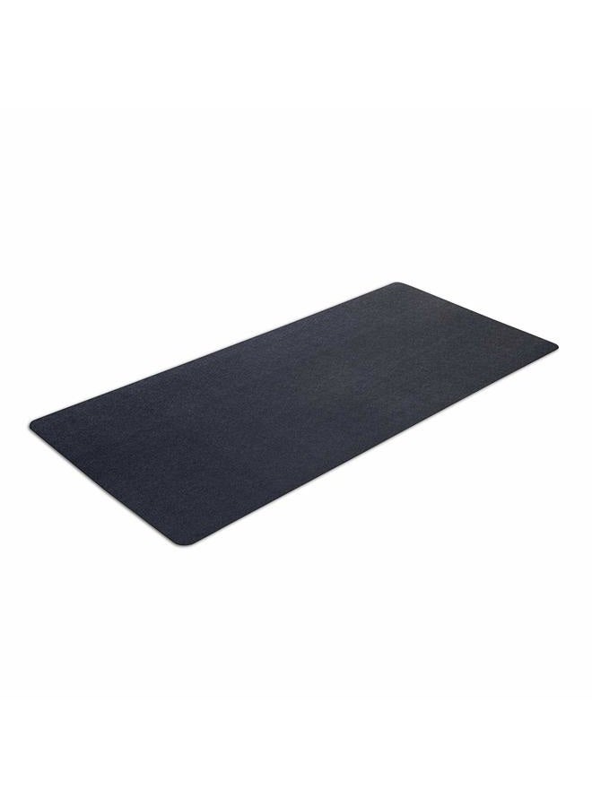 MotionTex Exercise Equipment Mat for Under Treadmill, Rowing Machine, Elliptical Machine, Fitness Equipment, Home Gym Floor Protection, 30" x 66", Black - Image 1