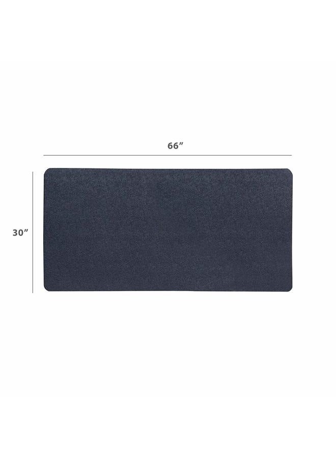 MotionTex Exercise Equipment Mat for Under Treadmill, Rowing Machine, Elliptical Machine, Fitness Equipment, Home Gym Floor Protection, 30" x 66", Black - Image 4