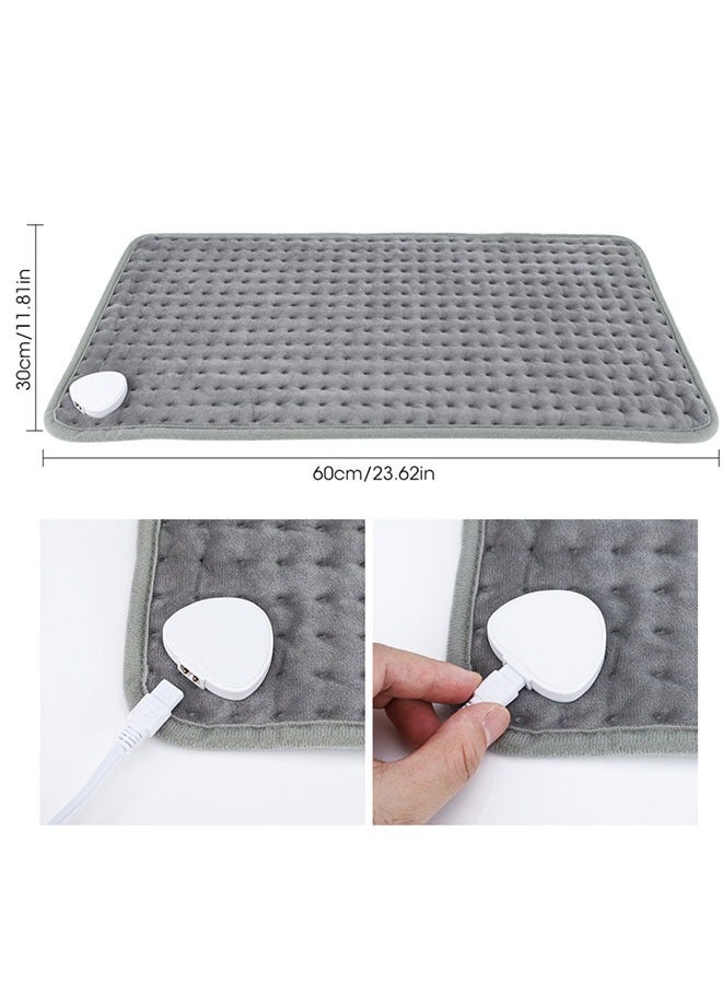 إسكدنيا وسادة تسخين، وسادة تسخين كهربائية لتخفيف آلام الظهر والتشنجات، بطانية كهربائية للعلاج الطبيعي مع 9 إعدادات حرارة، 4 خيارات مؤقت، إيقاف تلقائي - Image 2