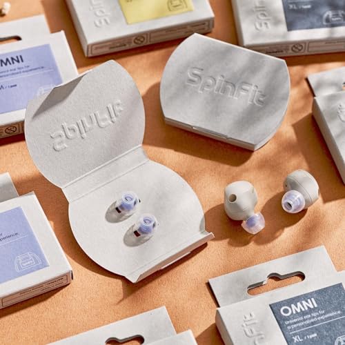 SpinFit Omni for True Wireless Earbuds & IEMs - SS - Patented Silicone Eartips for Replacement (1 Pair) (3.7 mm Nozzle Dia.) - Image 2