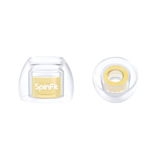 SpinFit Omni for True Wireless Earbuds & IEMs - SS - Patented Silicone Eartips for Replacement (1 Pair) (3.7 mm Nozzle Dia.) - Image 1