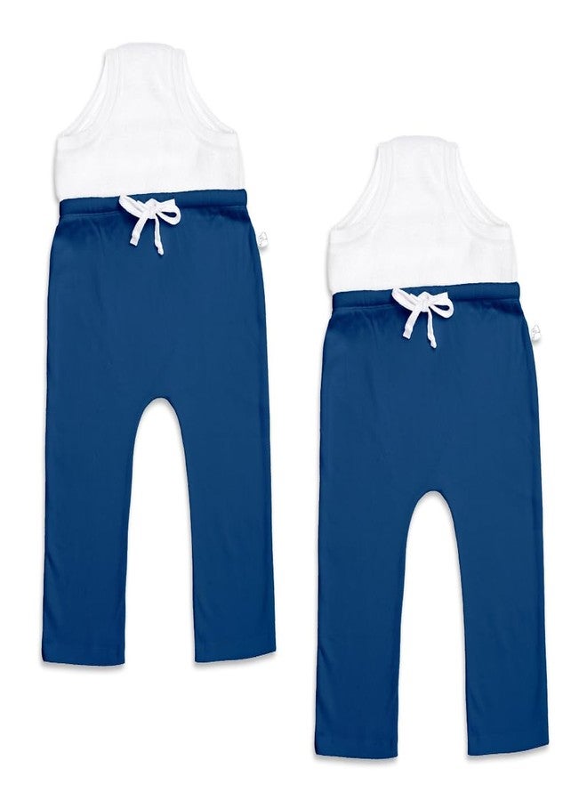 superbottoms Diaper Pants | Cotton Baby Cotton Pants with Attached Padded Underwear | Ideal for Diaper-Free Time, Outings & Potty Training | Unisex Solid Print | 3-4Y | Soft Fit - Image 1