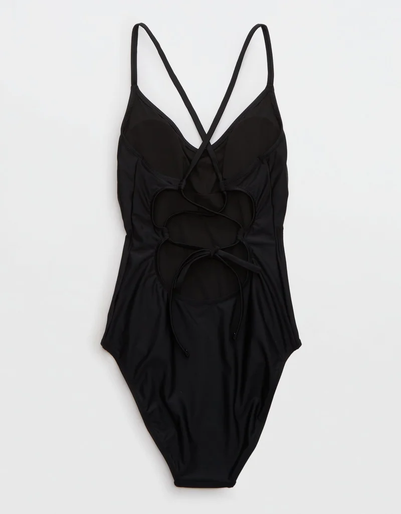 Aerie  Aerie Strappy Full Coverage One Piece Swimsuit for Women | Best Price UAE
