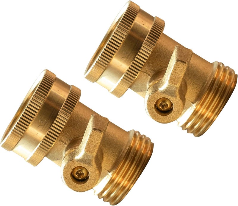 Xiny Tool Brass Garden Hose Shut Off Valve, Heavy Duty 3/4 Inch Solid Brass Garden Hose Shut Off Valve with 4 Extra Rubber Washers - Image 5