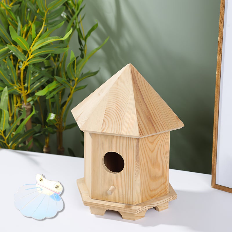 Bird Perch Platform Stand Parrot Shell Shaped Bird Training Platform for Parrot Cage - Image 5