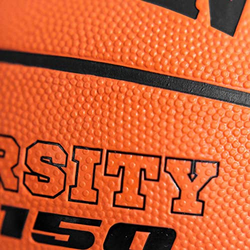 Spalding Varsity-TF-150 FIBA Approved Rubber Moulded Indoor/Outdoor Basketball with Butyl Bladder, Orange, Size: 7 (Suitable for Practice/Match/Training) + Free Air Needle - Image 3
