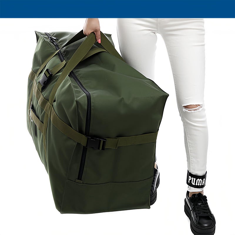 Arxus Large Duffel Bag, 120L Waterproof Carry on Weekend Overnight Storage Bag Over Luggage for Airline, Travel, Camping, Moving - Image 3