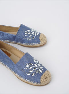 Jove JOVE Women's Casual Espadrilles BLUE  - Image 2