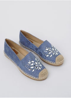 Jove JOVE Women's Casual Espadrilles BLUE  - Image 3