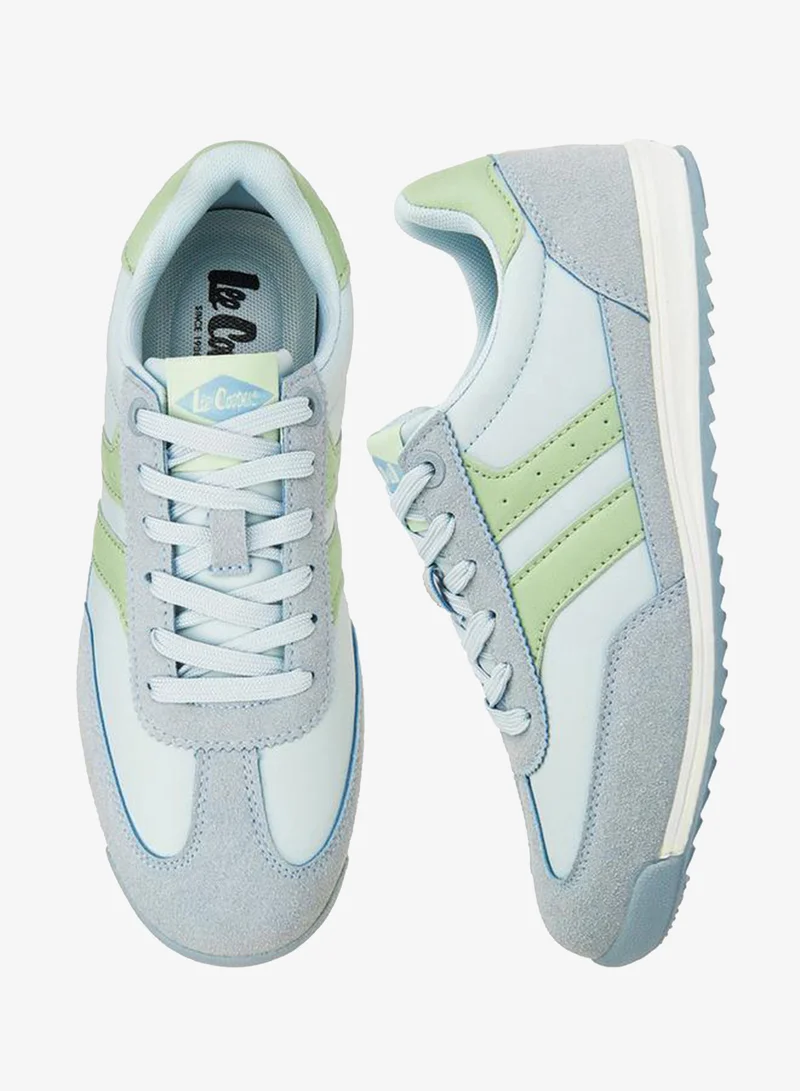 لي كوبر حذاء رياضي نسائي بأربطة مزين بالدانتيل