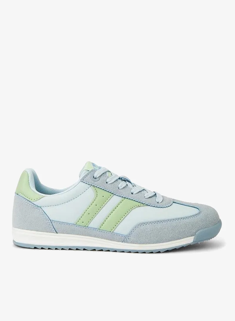 لي كوبر حذاء رياضي نسائي بأربطة مزين بالدانتيل