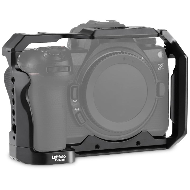 Leftfoto Camera Cage for Nikon Z6IIIZ5Z6Z7Z6IIZ7IICamera Protection Frame Rig with Arca BaseVideo Cage for Vlog Video Shooting - Image 2