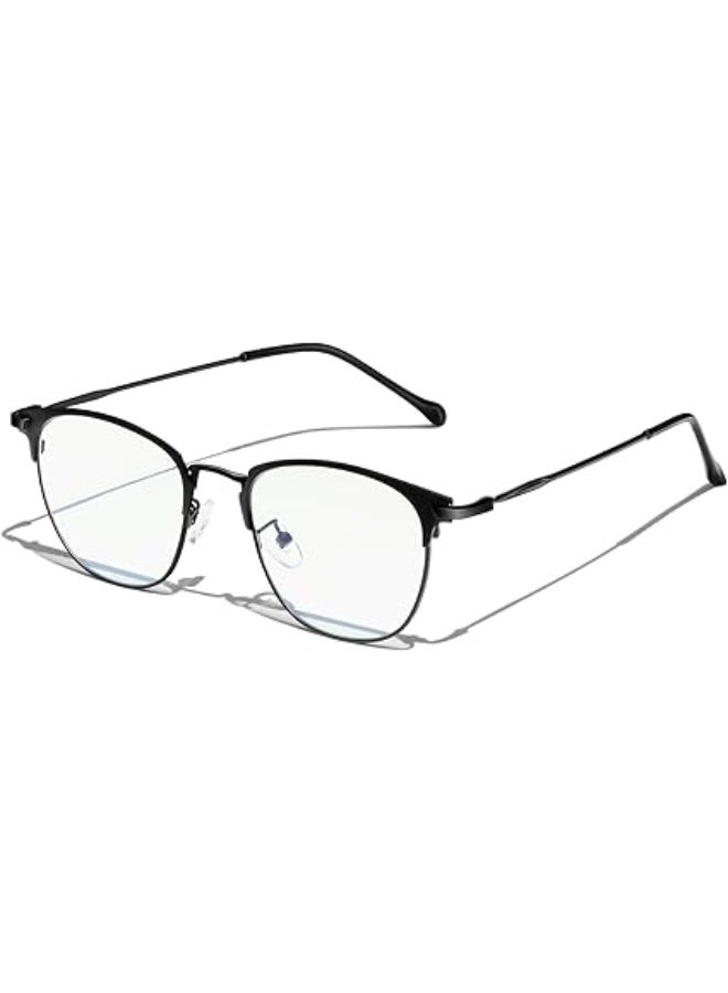 KANASTAL Fashion Blue Light Blocking Glasses for Women and Men, Metal Filter Blue-light Eyewear Ultra Light TV PC Computer Gaming Glass - Image 1
