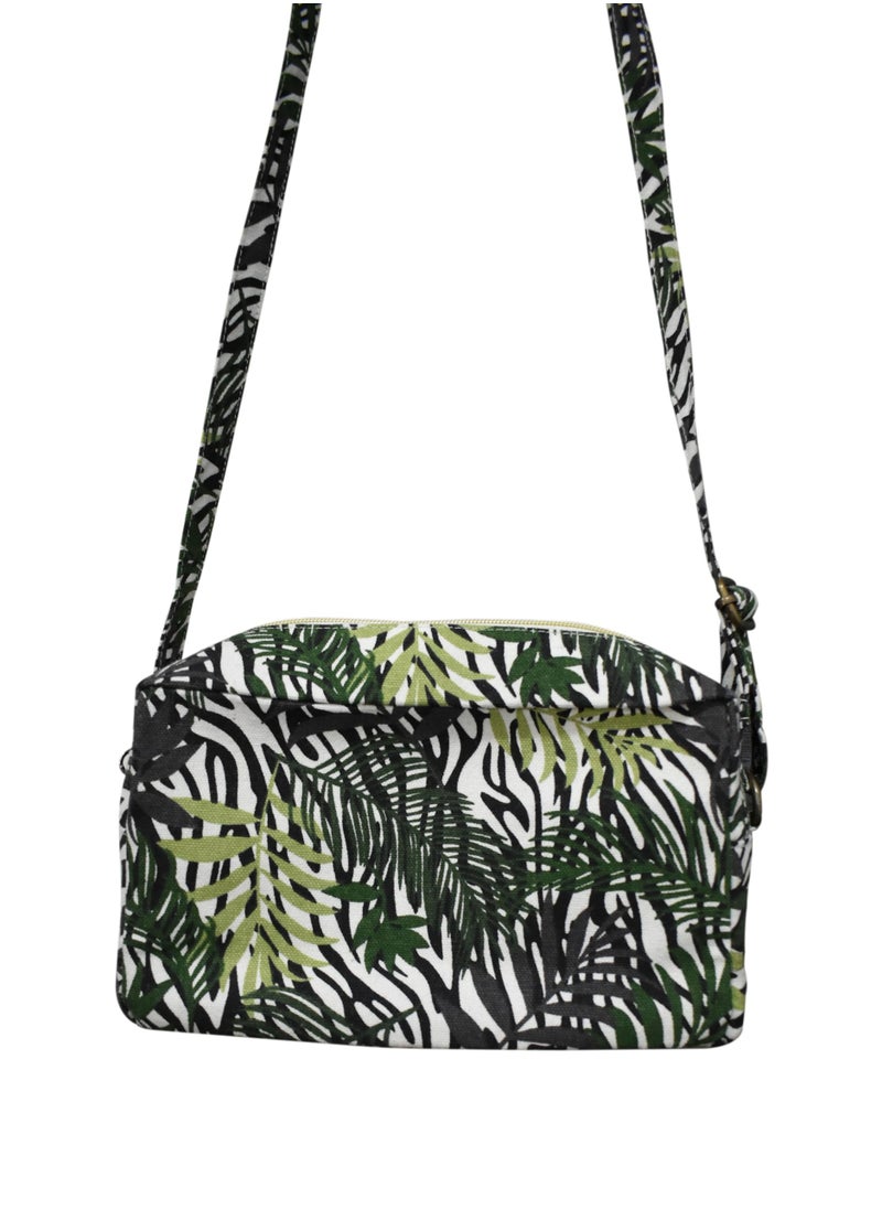 Earthsafe - Earthsave Cotton Premium Sling Bag Canvas Sling Bag for Women with Adjustable Strap - Image 1