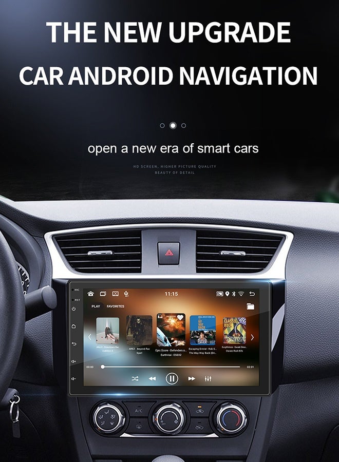 تونكي نظام ملاحة ذكي للسيارة بنظام أندرويد 11، شاشة لمس 7 بوصة، بلوتوث 5.0، GPS، واي فاي، راديو FM، دعم كاميرا خلفية وتحكم بالمقود - Image 2