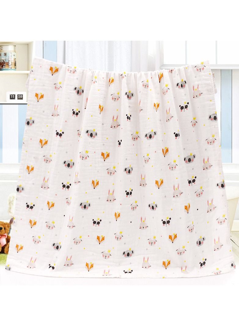 Pure Cotton Cartoon Printed Bath Towels