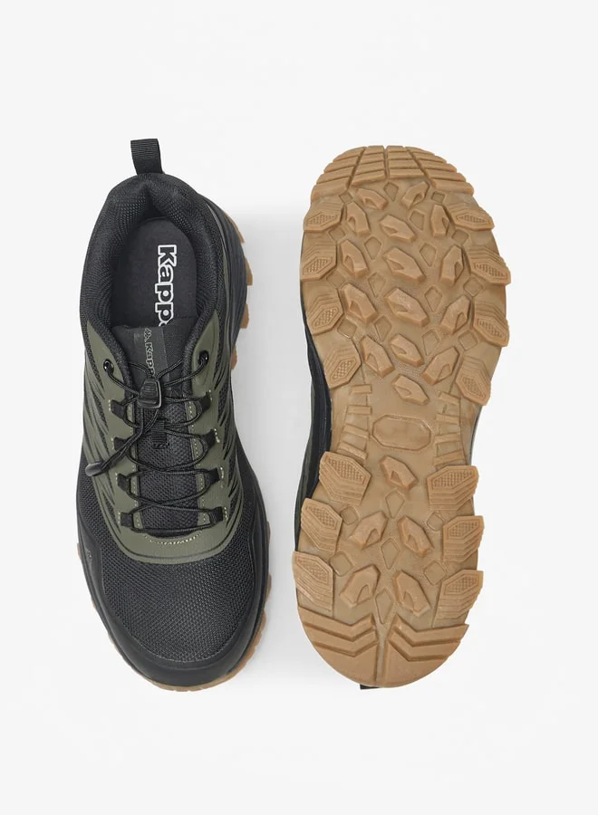 Kappa Men's Textured Sports Shoes with Drawstring Closure