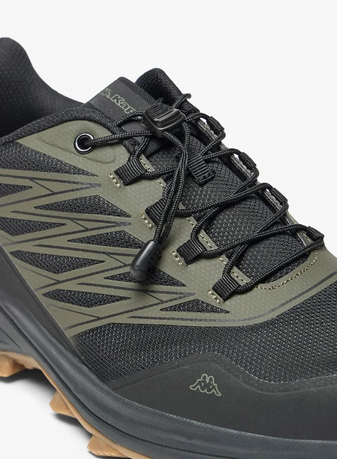 Kappa Men's Textured Sports Shoes with Drawstring Closure