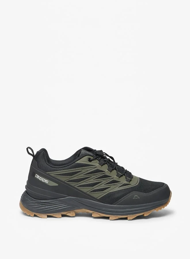 Kappa Men's Textured Sports Shoes with Drawstring Closure