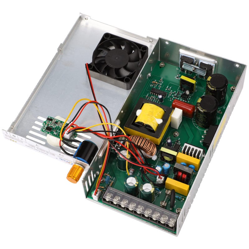 DROK 48V Power Supply, AC 110V/220V to DC 0-48V 10A 480W Buck Converter Dual Display, Variable Adjustable Transformer Regulated 5V 12V 24V 30V 36V 48V Volt Switching Voltage Adaptor 10A Amp Charger - Image 5